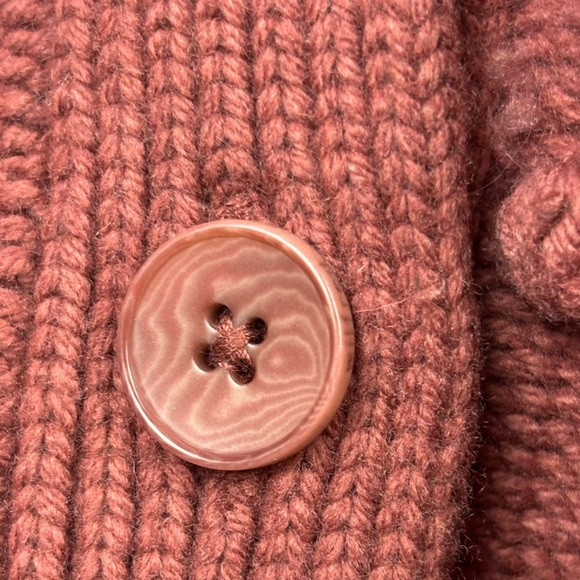 ARITZIA Wilfred Diderot Cardigan Sweater Women’s Brown Size 2XL Boho Slouchy - Picture 10 of 10